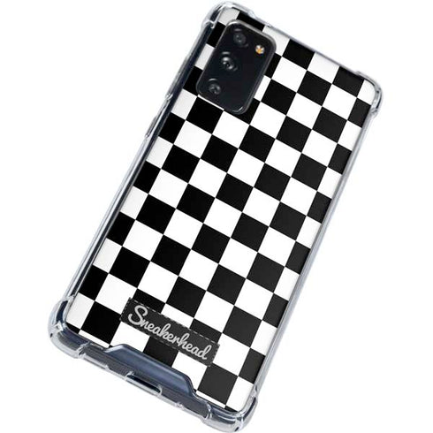 Sneakerhead Checkered Galaxy S20 FE Clear Case